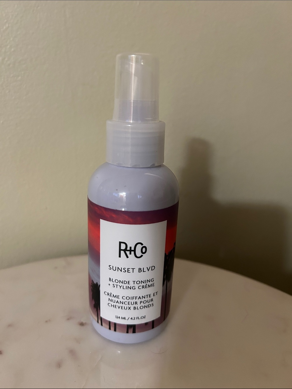 R+Co Sunset Blvd Blonde Toning + Styling Creme 4.2 oz *New
